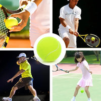 1/2/3/6/9PCS High Elasticity Training Entertainment Ball Tennis For Training Exercises Elastic Fiber Rubber Outdoor Tennis Ball - Buy online at  Vibe In Cart.