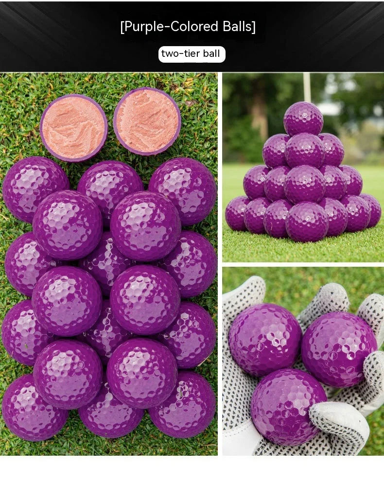 5Pcs/Pack PGM Golf Color Ball New Golf Color Ball Two/Three Layer Practice Ball Multi Color Solid Ball  Q006 - Buy online at  Vibe In Cart.