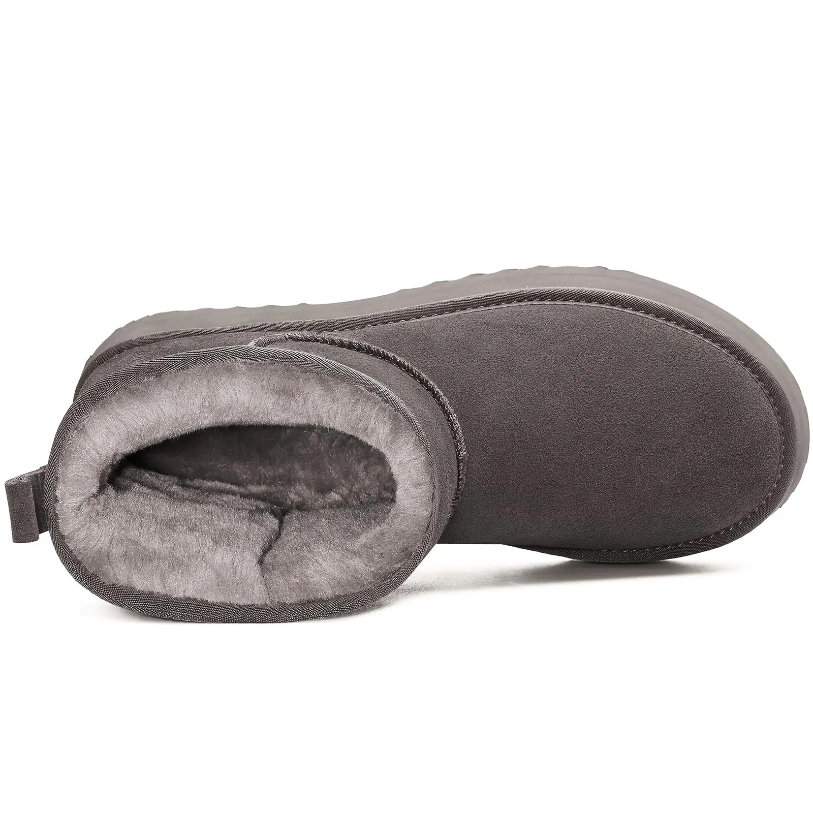 Litfun Winter Fur Snow Boots For Women Classic Thick Sole Outdoor Fuzzy Suede Mini Boots Women Genuine Wool Boots Fluffy Boots - Buy online at  Vibe In Cart.