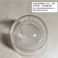 Double Wall Glass Cup Transparent Clear Heat Resistant Tea Drink Cups Mini Whisky Cup Espresso Coffee Cup  Bar Drinkware  Gift - Buy online at  Vibe In Cart.