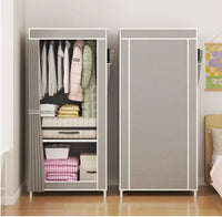 Minimalist Foldable Wardrobe Plastic Storage Cabinet Room Furniture Cheap Bedrooms Wardrobes Closet Armable Home Storage Rack - Buy online at  Vibe In Cart.
