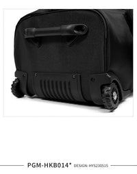 Hard Shell Nylon Golf Bag, Black, 38x34x134cm