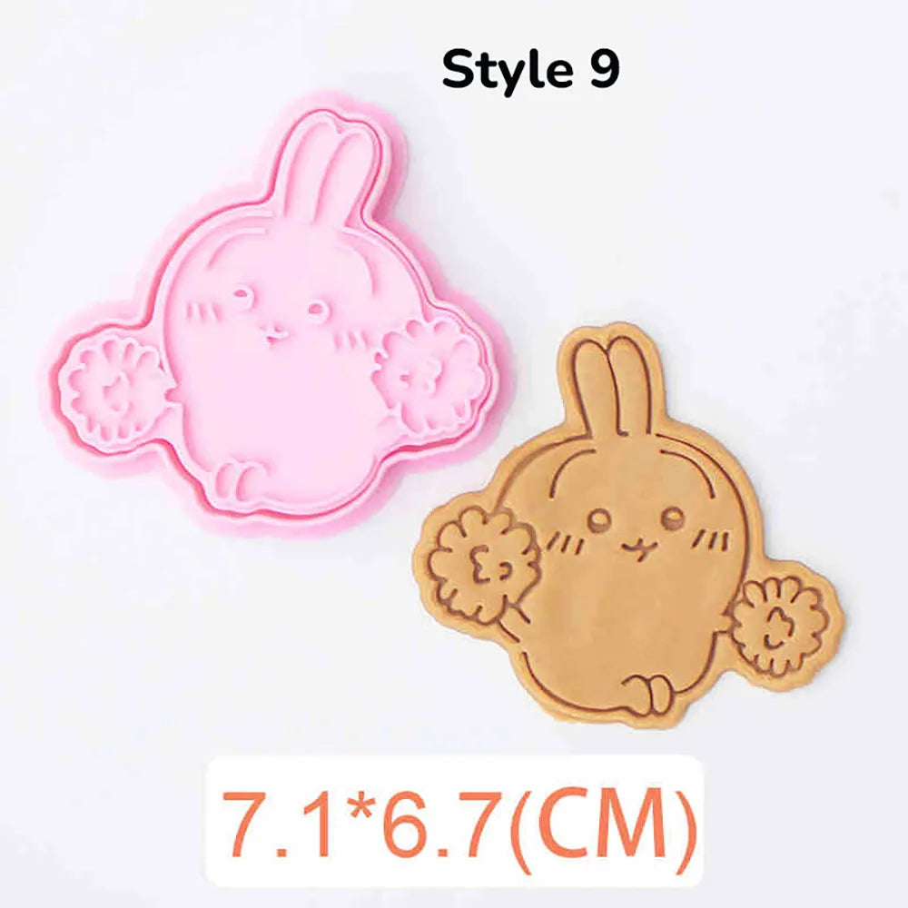 Cartoon Doll Cookie Cutters Pressable Biscuit Mold DIY Kitchen Baking Pastry Bakeware - Buy online at  Vibe In Cart.