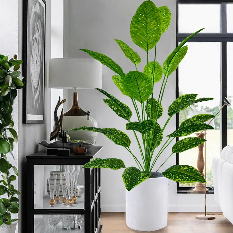 43.3Inch Giant Artificial Plants Tree Realistic Full Lush Greenery Indoor Outdoor All-Season Decor for Home Office Wedding Party - Buy online at  Vibe In Cart.