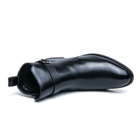 New waterproof British riding boots men's fashionable ankle boots casual and versatile high-top leather shoes men's trend - Buy online at  Vibe In Cart.