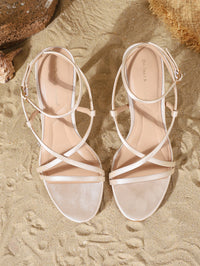 Fashion-Elegant Women's Cross-Strap Heels - Comfortable Simple Versatile heeled Sandals - Buy online at  Vibe In Cart.