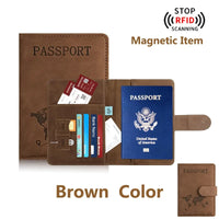 Travel Passport Holder in PU Material for Men and Women