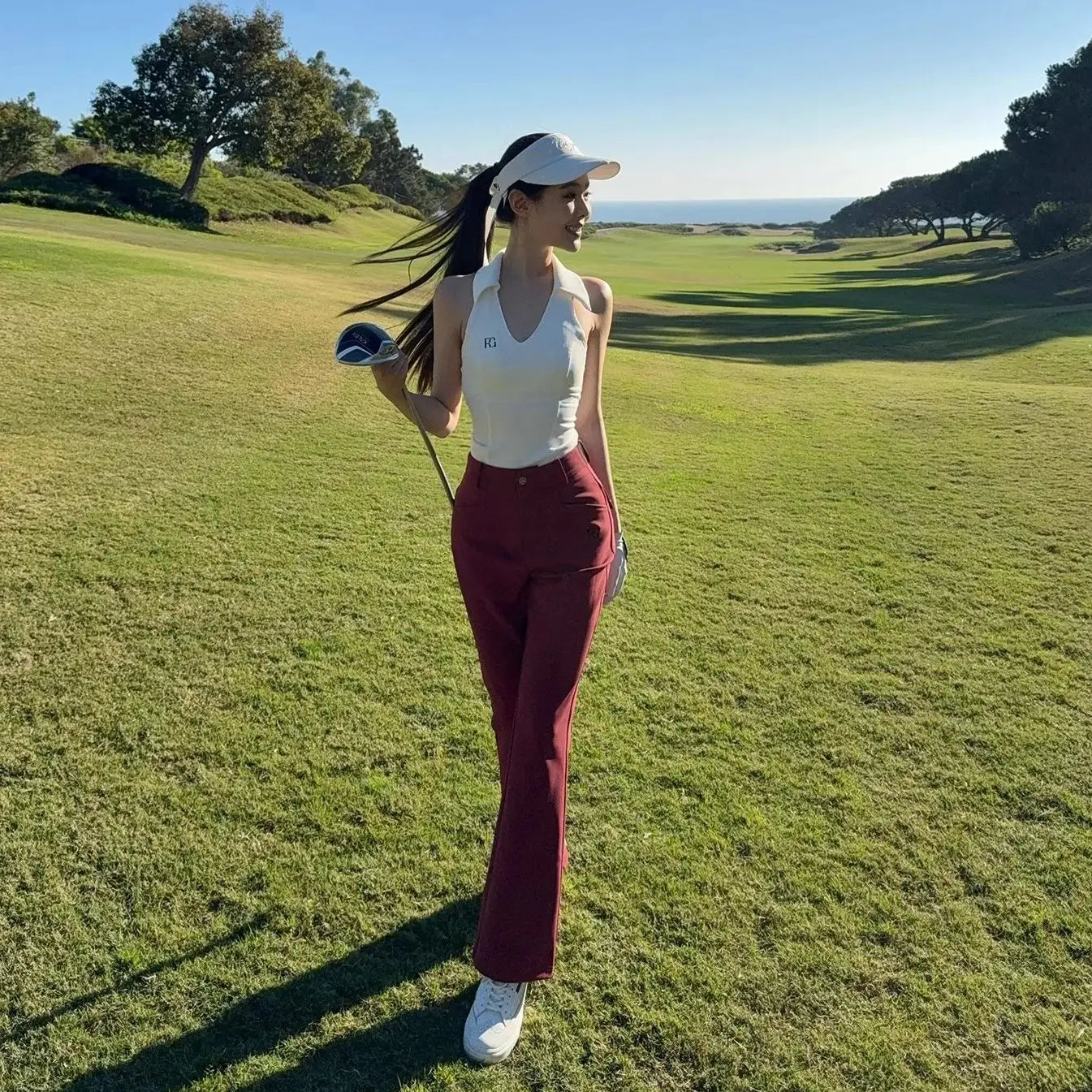 REGOLF female golf long pants high-waisted ladies trousers quick dry high quality stretch golf clothes ladies sportswear - Buy online at  Vibe In Cart.