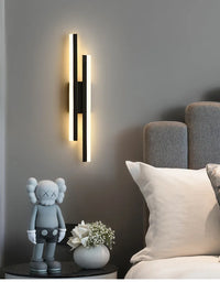 LED Bedroom Wall Lamp Wall Sconces Copper Line Pipe Acrylic Lampshade Indoor Lighting for Living Room Corridor Light Fixture - Buy online at  Vibe In Cart.