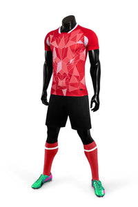 Customizable Unisex Soccer Jersey and Shorts Kit for Adults