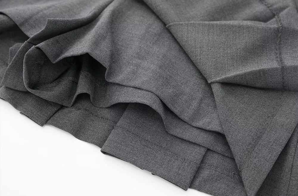 MUJER 2025 Pleated Skirt Shorts for Women High Waist Mini Shorts Women Summer Basic Skort for Women Holiday Casual Ladies Shorts