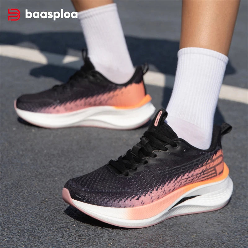 Baasploa Running Shoes Men Carbon Plate Professional Cushioning Anti-slip Sneaker Female Casual Breathable Jogging Sports Shoes - Buy online at  Vibe In Cart.