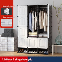 1pc/New Wardrobe Simple Cloth Wardrobe Clothes Storage Cabinet Rental House Plastic Assembly Dormitory Fabric Wardrobe Cabinet - Buy online at  Vibe In Cart.