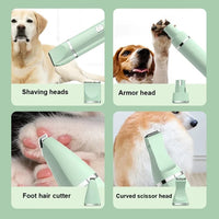 Professional 4-in-1 Electric Pet Grooming Tool Set Dog Hair Clippers USB Rechargeable Pets Haircut Trimmer Shaver Cats Supplies - Buy online at  Vibe In Cart.