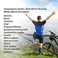 New Compression Socks 20-30mmhg High Stockings Men Women Sports Socks For Marathon Cycling Football Varicose Veins EU36-50 Meias - Buy online at  Vibe In Cart.