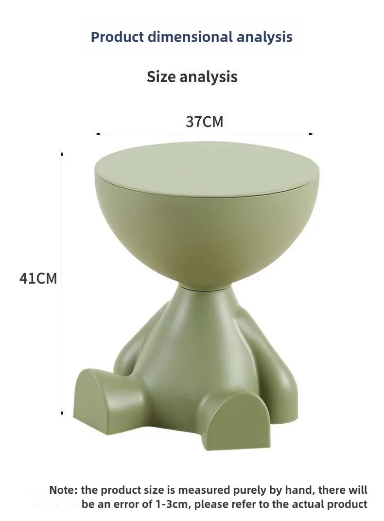 Light Luxury Cartoon Sofa Edge Table Creative Flat Head Coffee Table Small Household Plastic Coffee Table Furniture Side Table - Buy online at  Vibe In Cart.