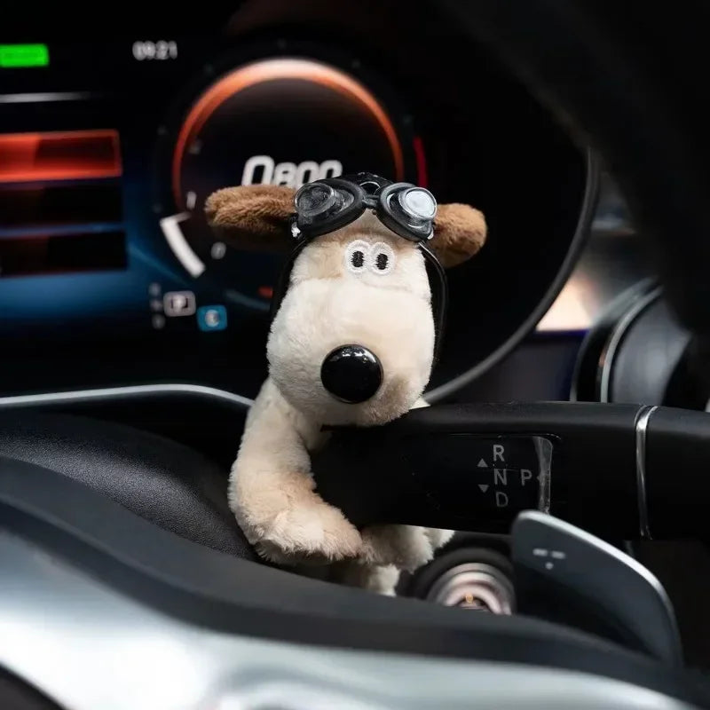 1pcs Plush Ornaments Car Interior Supplies Car Decoration Dolls Pilot Dog Creative Accessories for  Huai Gua Auto Door Dashboard - Buy online at  Vibe In Cart.