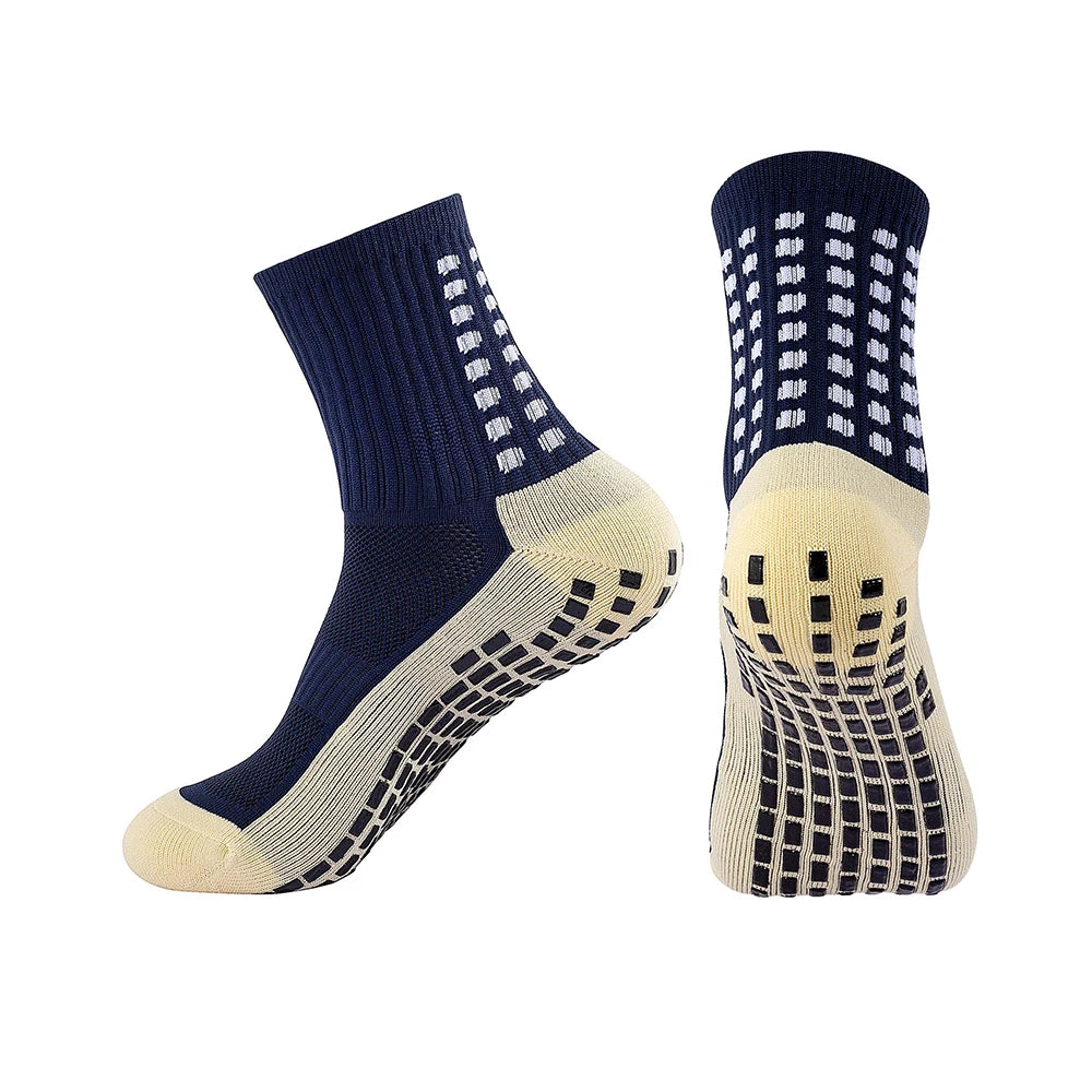 MagiMobo Grip Football Socks Glue Dispenser Men Mid Calf Socks Non Slip Running Sports Socks - Buy online at  Vibe In Cart.