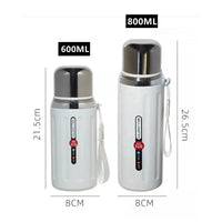 New 800ml Vacuum Flask Insulated Water Bottles Travel Thermal Cups For Hot And Cold Beverage Summer Winter Drinkware Gifts - Buy online at  Vibe In Cart.
