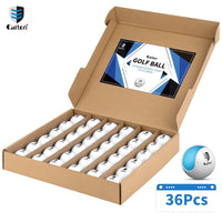 Two Piece Distance Golf Balls 36 Pack with Synthetic Rubber Core