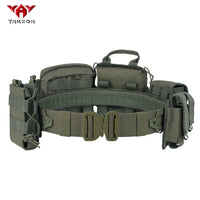 Adjustable Nylon Training Belt Eight Piece Set for Outdoor Patrol
