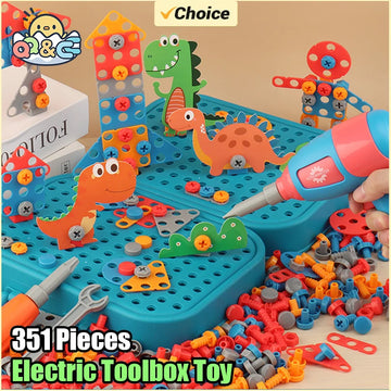 Pretend Play Preschool Children Nut Screw Assembly Simulation Carpenter Tool Educational Montessori Kids Toys  Electric Toolbox - Buy online at  Vibe In Cart.