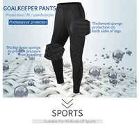 2023 Men Kid Football Goalkeeper Uniform Protective Sponge Long Sleeve Soccer Training Goalkeeper Top Soccer Jersey Pants Custom - Buy online at  Vibe In Cart.