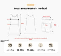 Golf wear Women 2024 Tennis dress with shorts inside Korean badminton sportswear Sports mountaineering wear blue - Buy online at  Vibe In Cart.