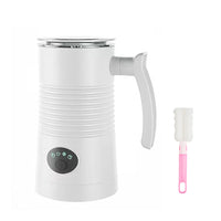 Electric Milk Frother Automatic Rotary 4 in 1 Hot and Cold Foam Maker