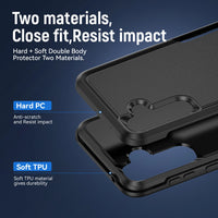 Heavy Duty Dual Layer Plastic Phone Case with Anti-Scratch Protection