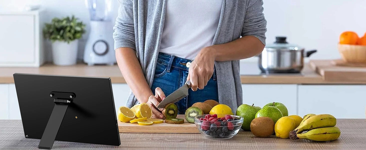 Adjustable Monitor Stand with VESA 75x75mm for 13-24 Inch Monitors