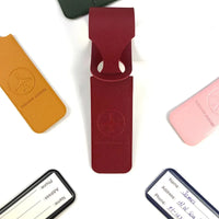 PU Leather Luggage Tag for Suitcase and Travel, 1 Piece