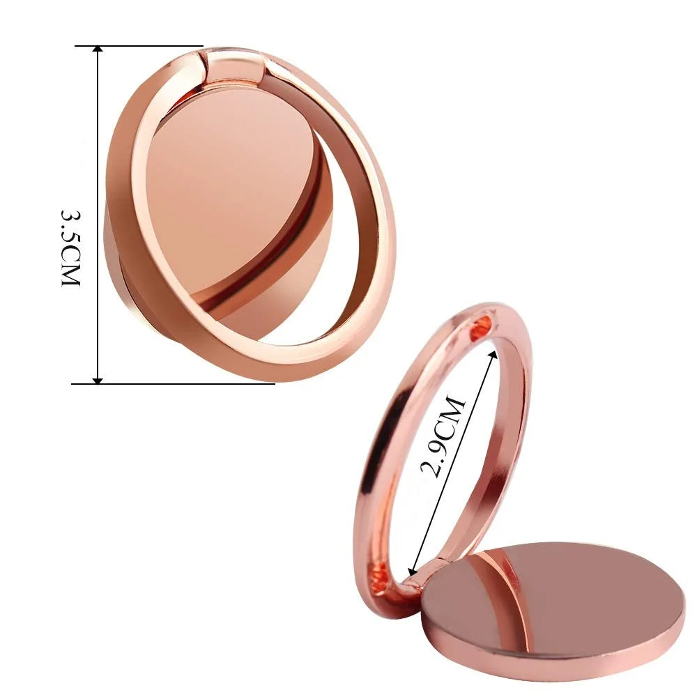 Cell Phone Finger Ring Holder With Grip And Stand Function