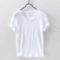 New Mens T Shirt Pure Color V Collar Short Sleeved Tops Tees Men T-Shirt 10colors slim Man T-Shirts Fitness For Male Clothes - Buy online at  Vibe In Cart.