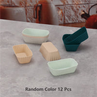 12pcs/Set Silicone Cake Mold Round Shaped Muffin Cupcake Baking Molds Kitchen Cooking Bakeware Maker DIY Cake Decorating Tools - Buy online at  Vibe In Cart.