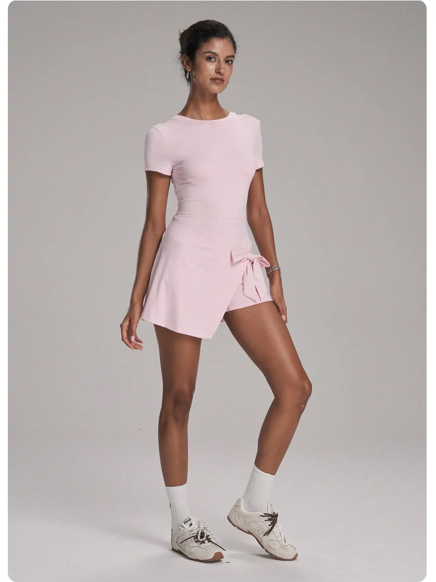 FUBEIKE New Fake Two-Piece Anti-Exposure Tight-Fitting Sports Dress Slimming Strap Casual Fitness Back Yoga Tennis Dress - Buy online at  Vibe In Cart.