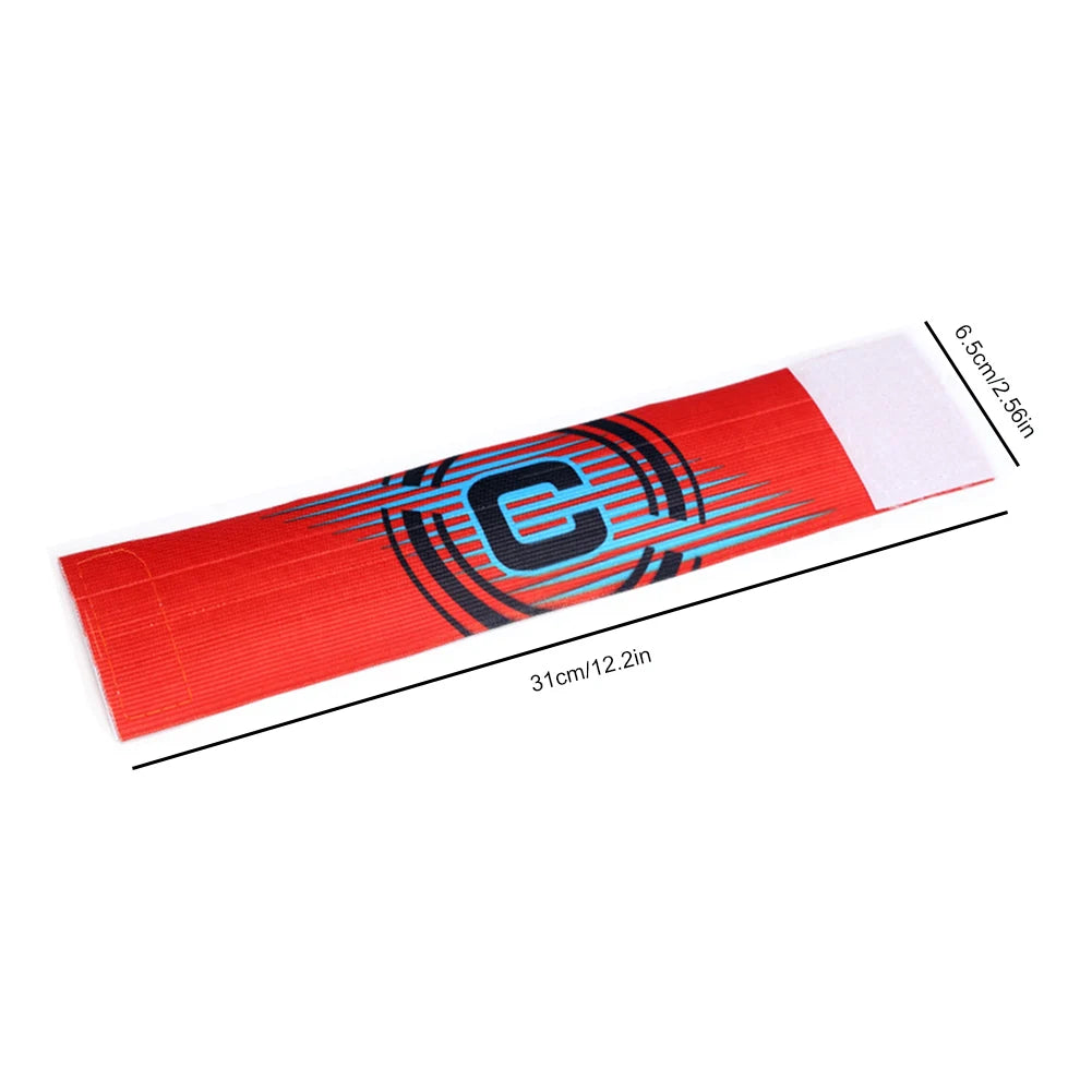 Adjustable Elastic Polyester Soccer Captain Armband for Training