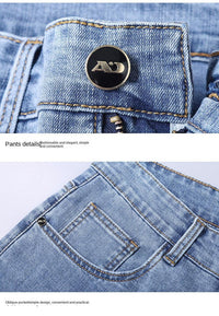 Men's Slim Fit Stretch Denim Casual Jeans for All Seasons