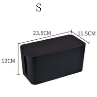 Plastic Desktop Storage Box for Cable Management