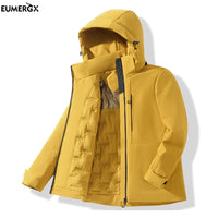 EUMERGX Men's Women's Winter Coat Waterproof Windproof Warm Fleece Jacket Unisex Hiking Camping Skiing Climbing Windbreaker - Buy online at  Vibe In Cart.