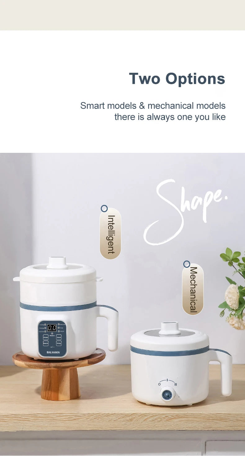 Electric Rice Cooker Multicooker Multifunction Pot Mini Hotpot Pan Soup Home Appliances for The Kitchen Pots Offers 1-2 People - Buy online at  Vibe In Cart.