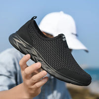 Men's Sneakers Breathable Mesh Men Casual Shoes Outdoor Non-Slip Big Size Loafers Walking Lightweight Male Tennis Shoes - Buy online at  Vibe In Cart.