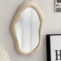 1PC Cream Style Makeup Mirror Decorative Irregular Simple Standing Dresser Mirror Cloud Shaped French Hairdressing Wall Mirror - Buy online at  Vibe In Cart.
