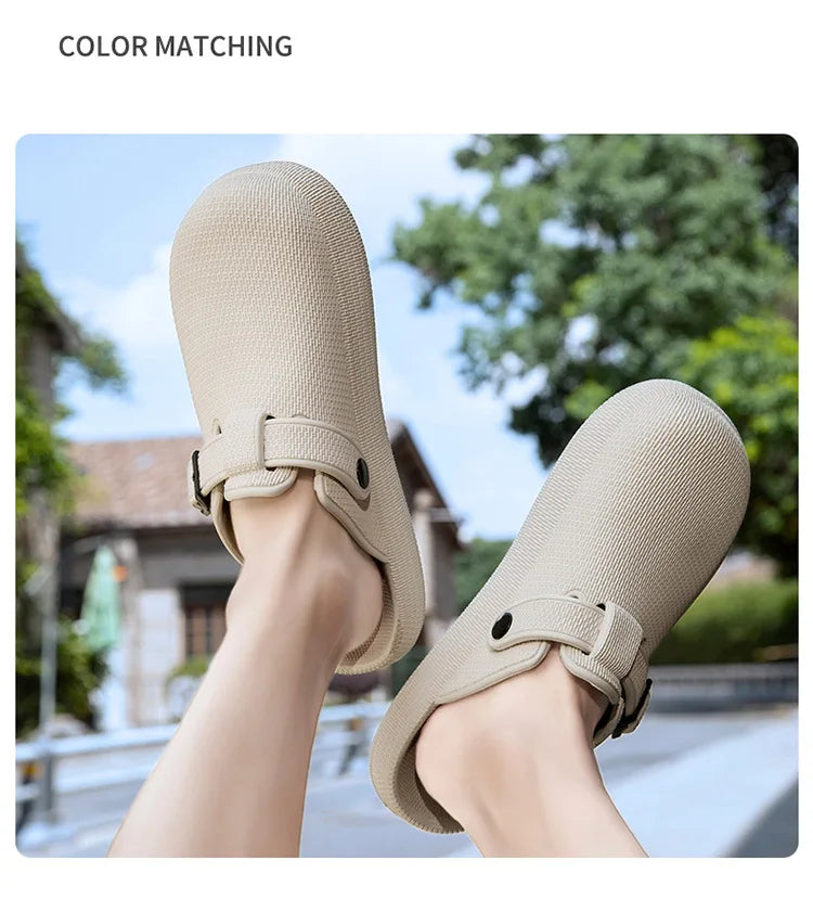 Asgard Men New Clogs Slippers Fashion EVA Insole Men Mules Slippers Classic Waterproof Garden Shoes Women Non-slip Beach Sandals - Buy online at  Vibe In Cart.
