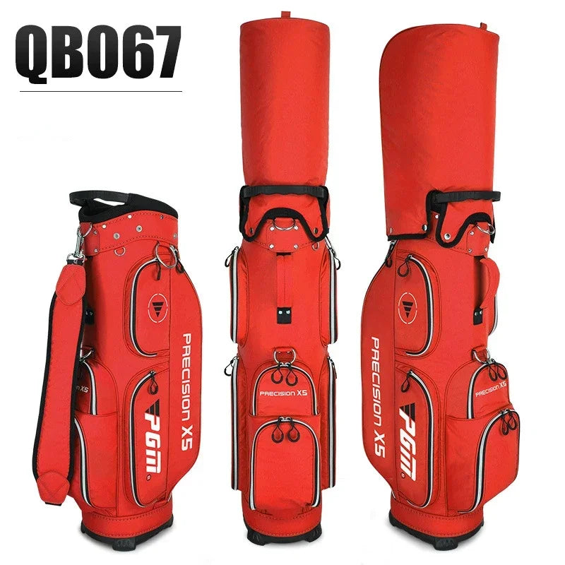 Golf Bag Waterproof Lightweight Nylon 128cm Height Large Capacity