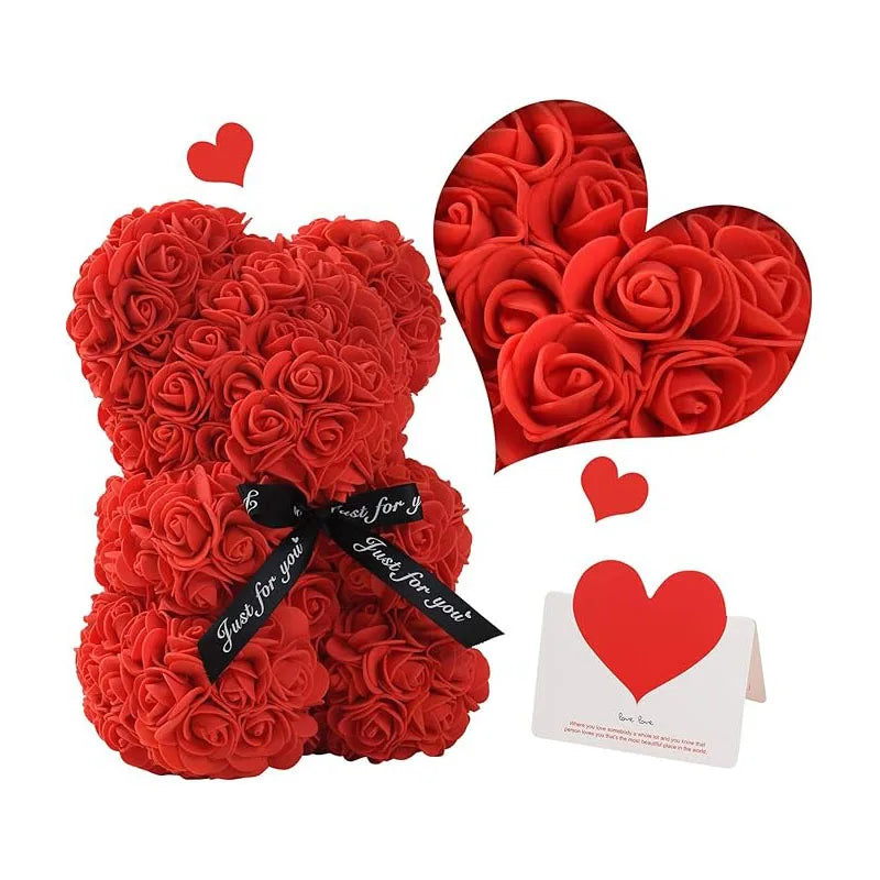New Artificial Flower Eternal Rose Teddy Bear for Mom Mother's Day Birthday Valentine's Day Anniversary Gifts & Artificial Decor - Buy online at  Vibe In Cart.