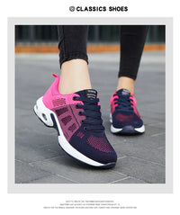 Women's Breathable Running Shoes Lightweight White Casual Sneakers