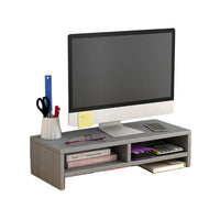 Wooden Laptop Stand with Stable Base and Eyesight Protection