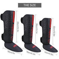 High-Quality PU Leather Boxing Shin Guards Ankle Support Protector MMA Muay Thai Training Leg Warmers Light Kicking Shin Pads - Buy online at  Vibe In Cart.