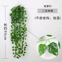 Hanging Plastic Simulation Vine Plant Pendant for Outdoor Use